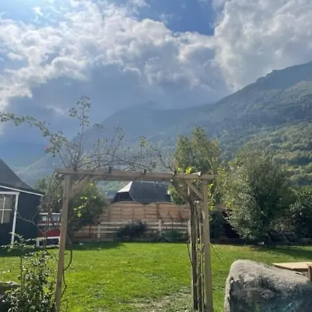 Bel Dans Cheminee /jardin Luz-Saint-Sauveur