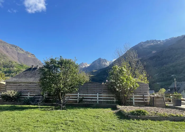 Bel Dans Cheminee /jardin Luz-Saint-Sauveur